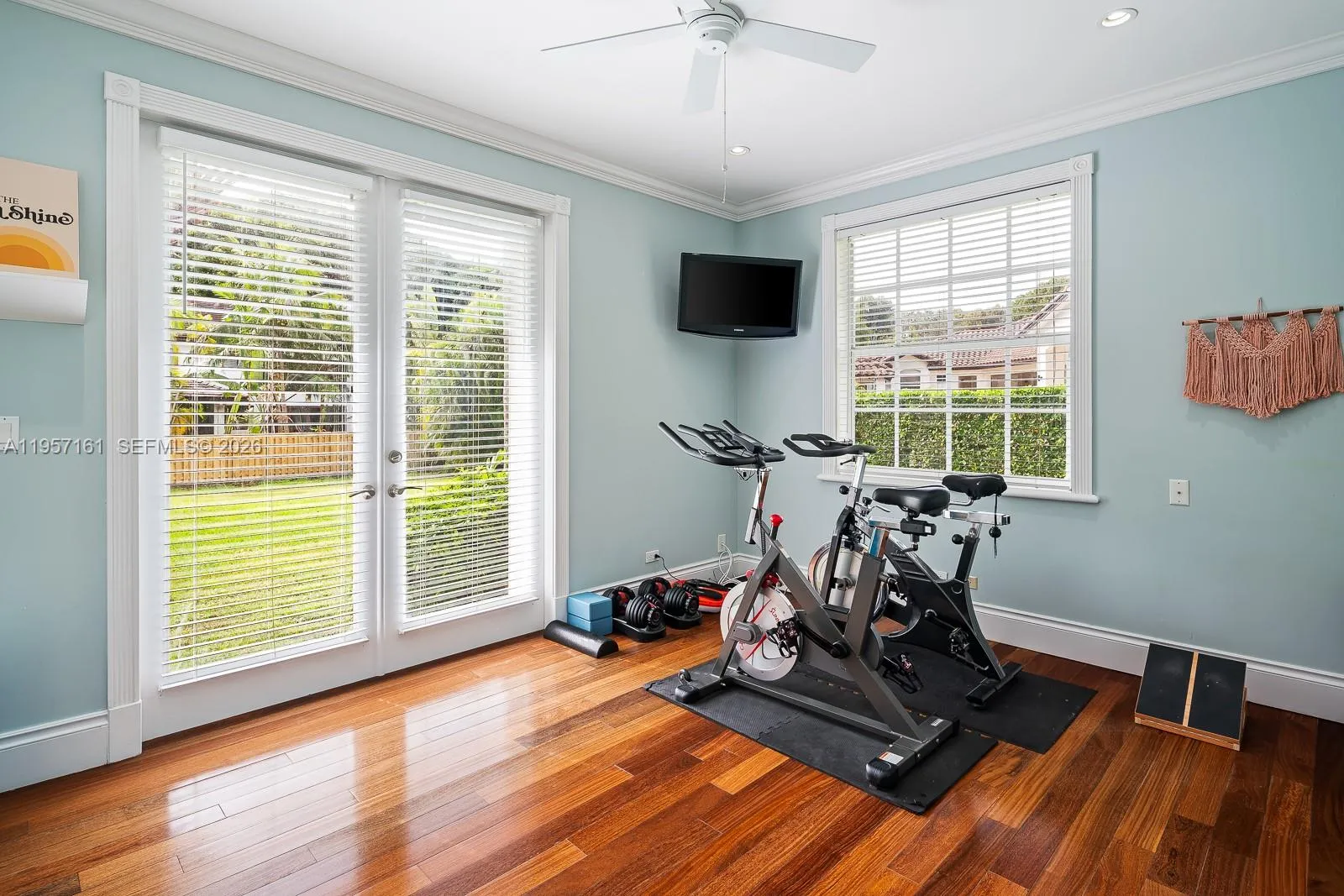 Currently used as exercise room