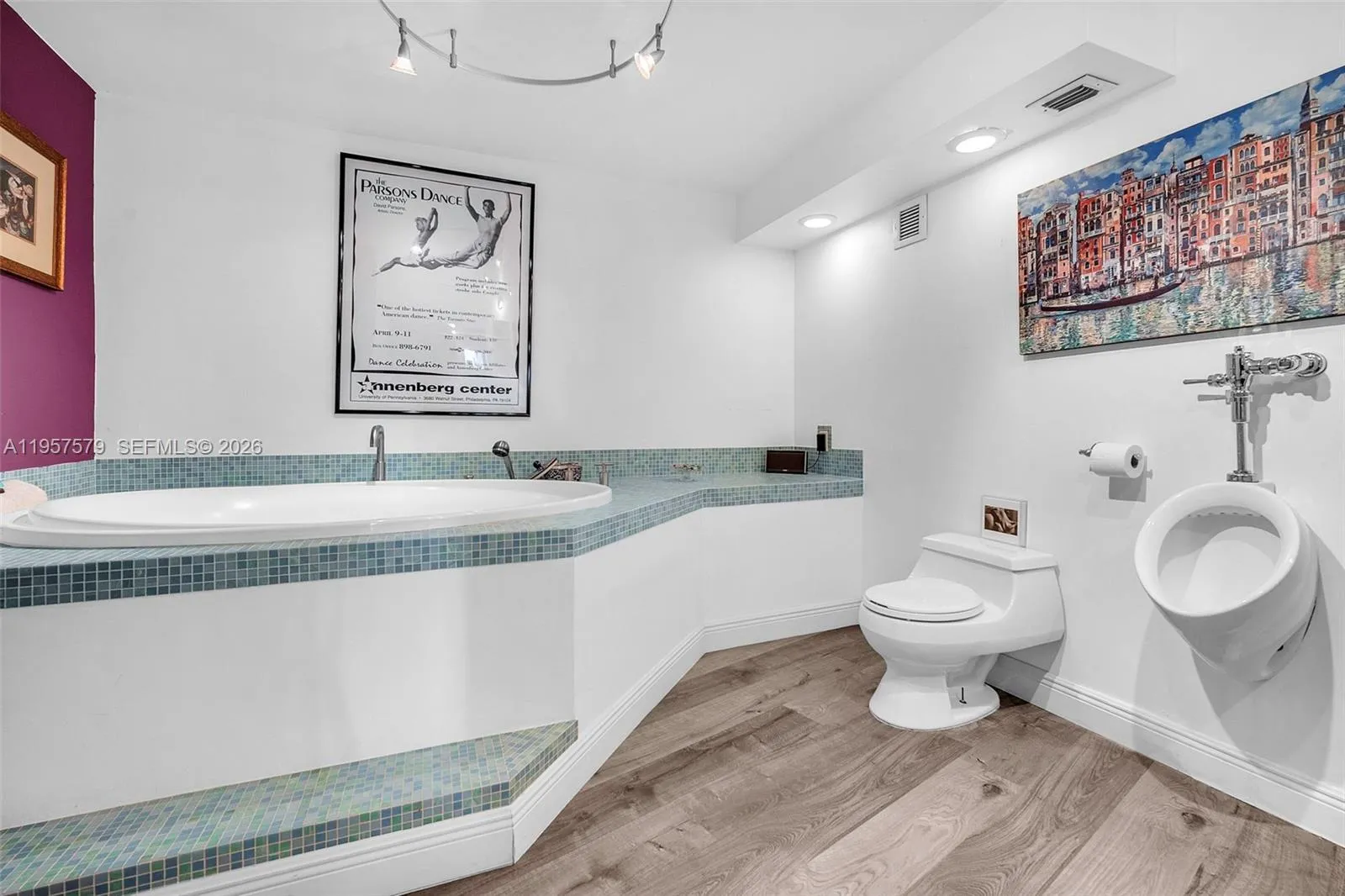 Master Bath with Bisazza Mosaic Tile