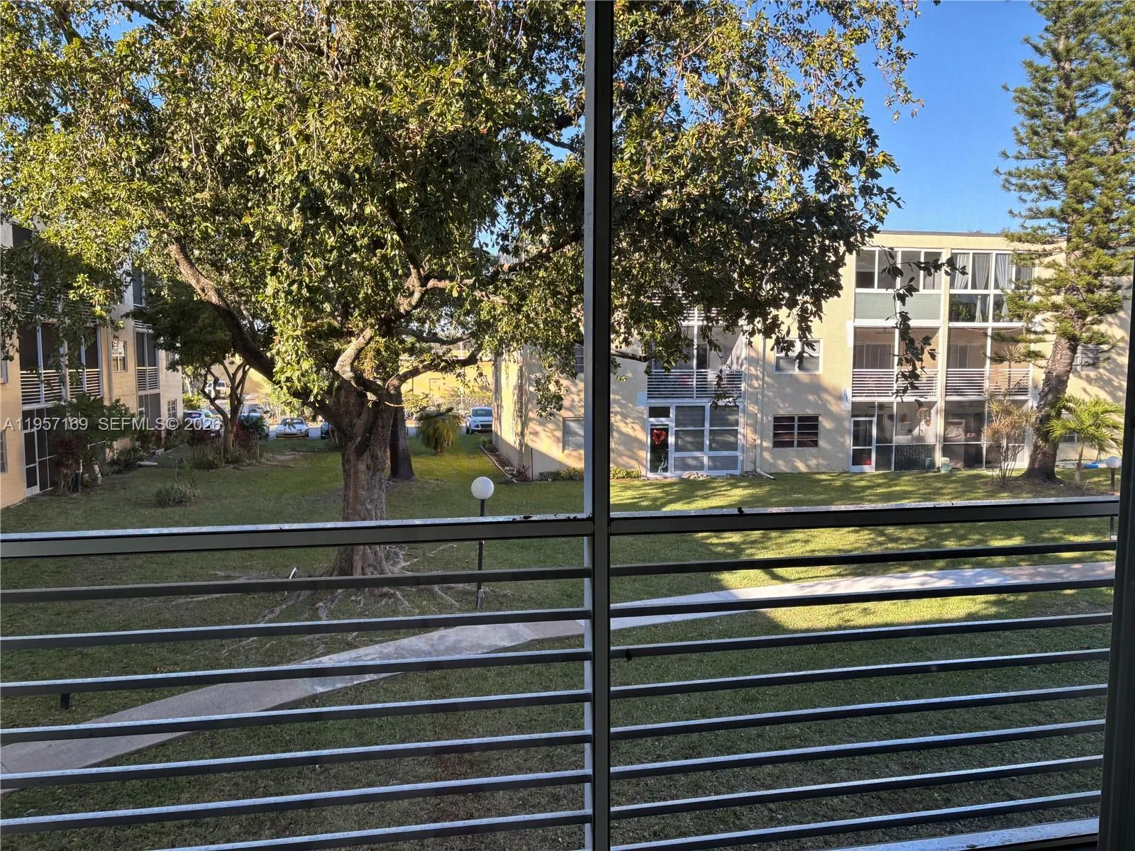 Garden view from master