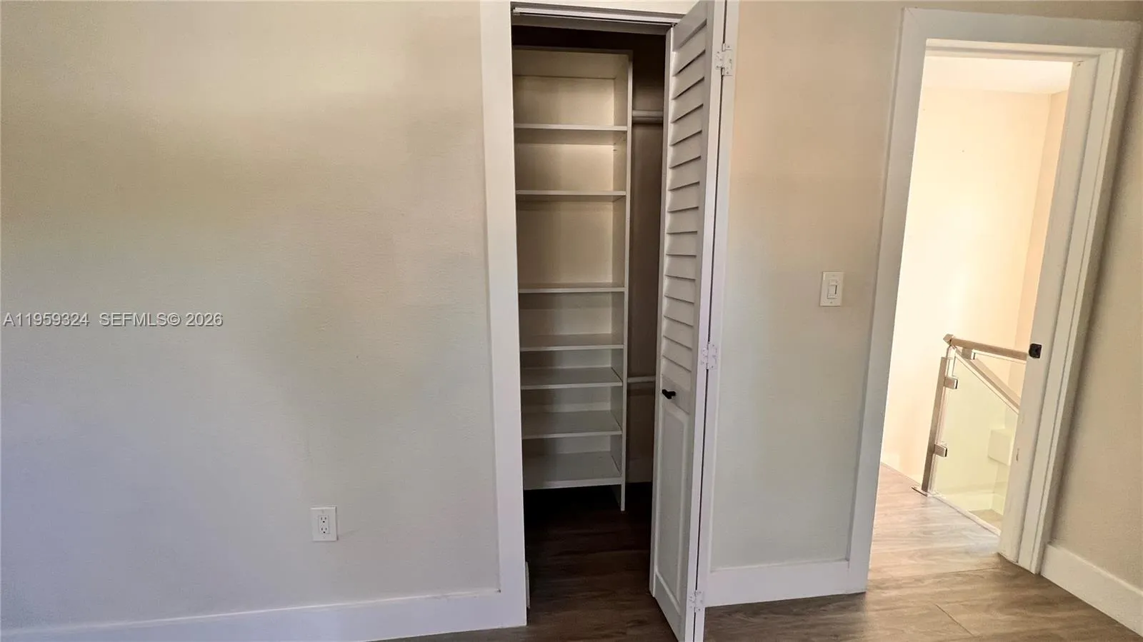 secondary bedroom closet