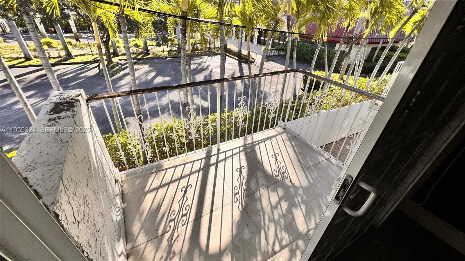 balcony of master bedroom