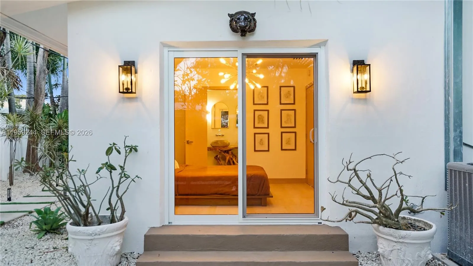 Master bedroom Sliding door