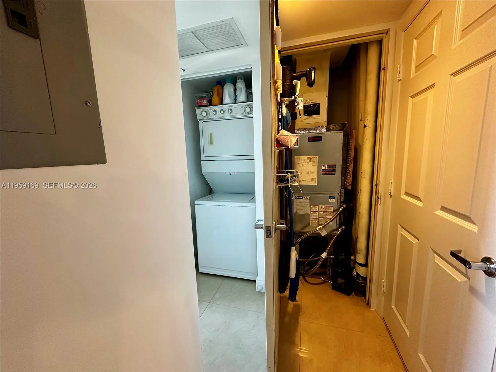 laundry &AC closet