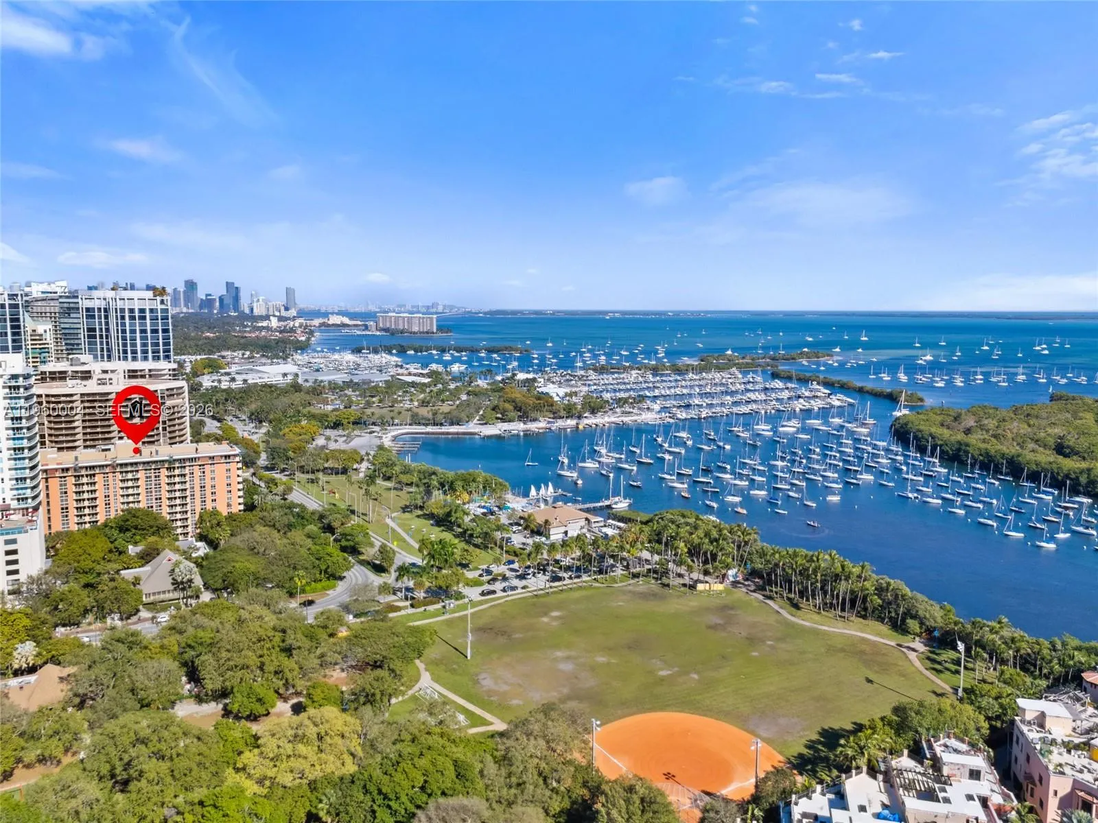 The Mutiny is one of the best located buildings in Coconut Grove