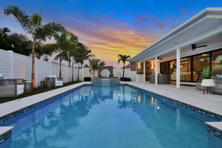 Private backyard