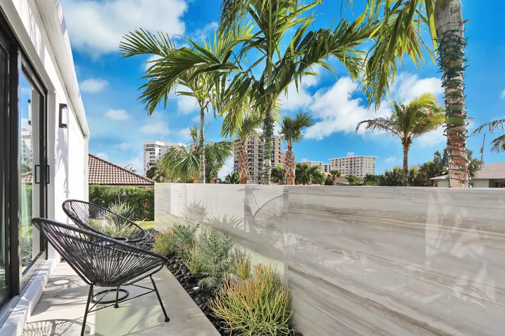 Front patio with ocean view