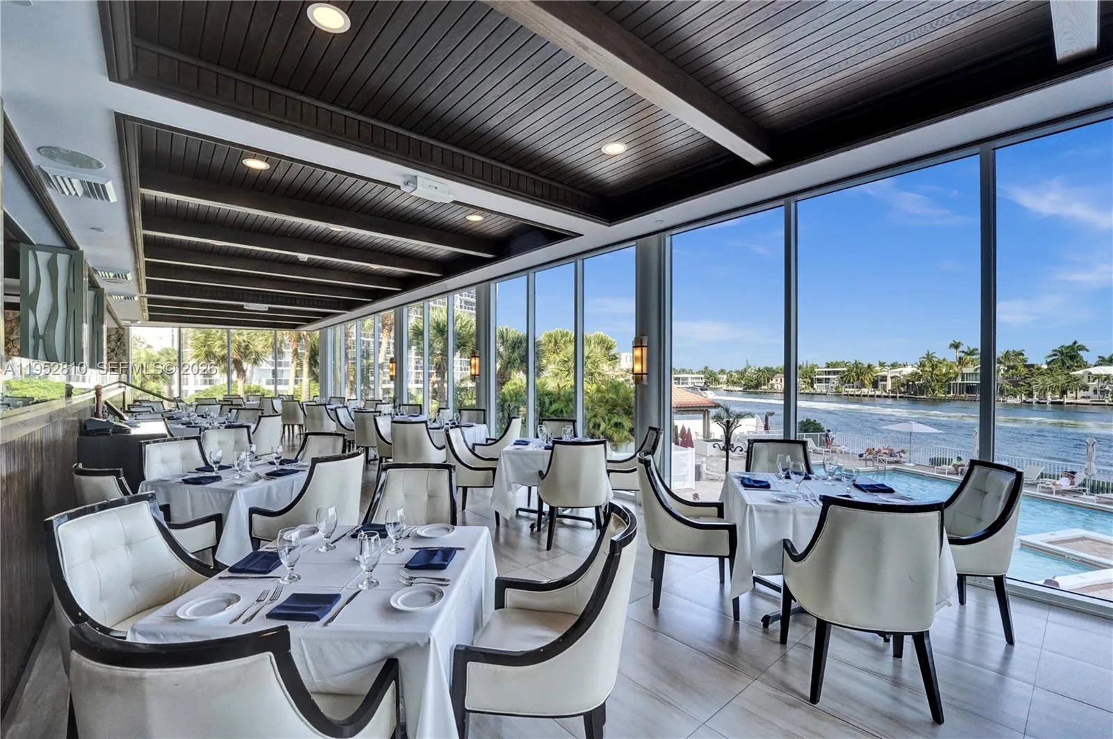 Intracoastal front  restaurant run by Chef Perl.