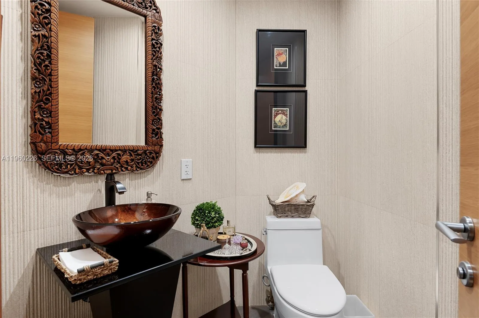 Elegant powder room