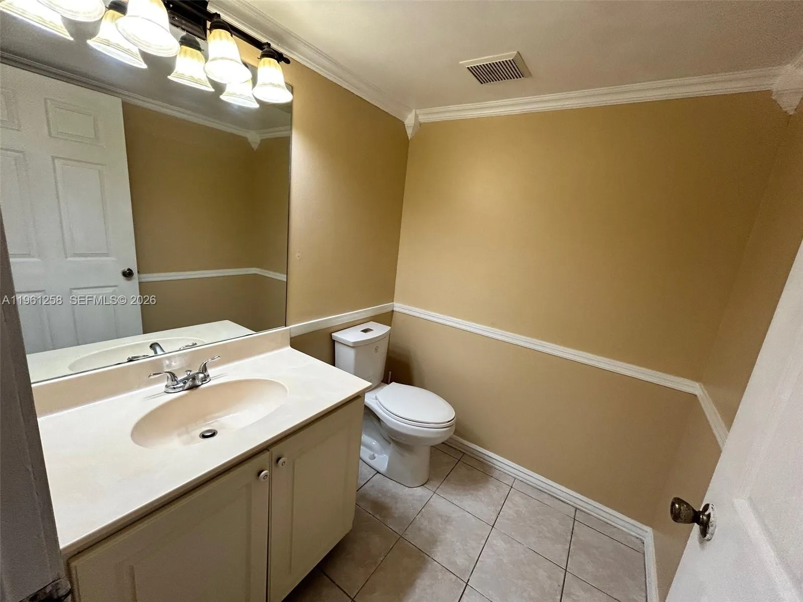 Powder room downstairs