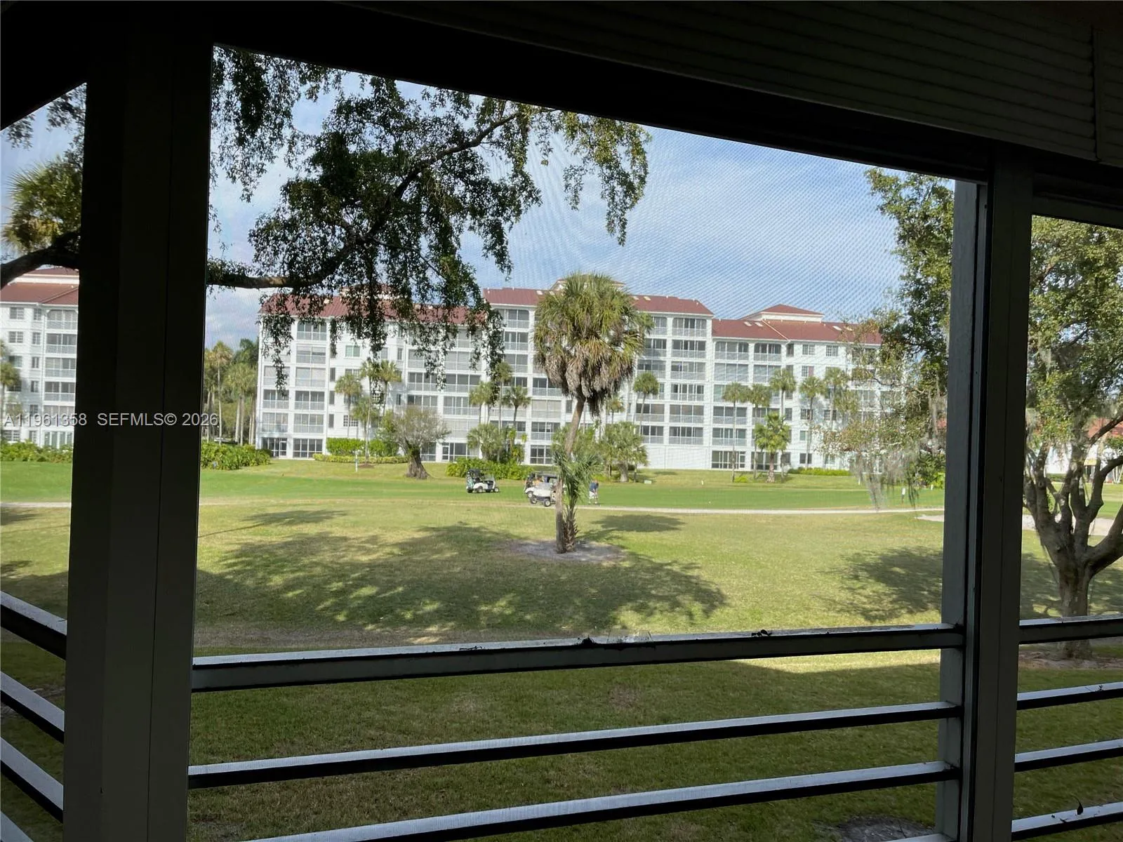 Balcony view of Golf course\n
