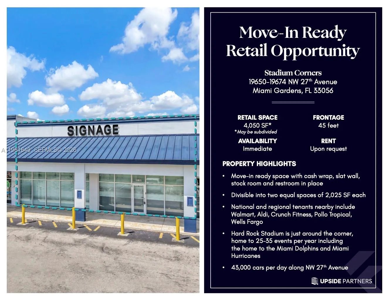 19652 Nw 27th Ave, Miami Gardens, Florida 33056, Miami Gardens, Florida 33056, ,Commercial Lease,For Rent,19652 Nw 27th Ave, Miami Gardens, Florida 33056,A11961649