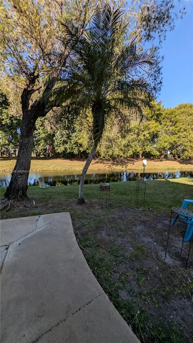 view of canal from back lanai
