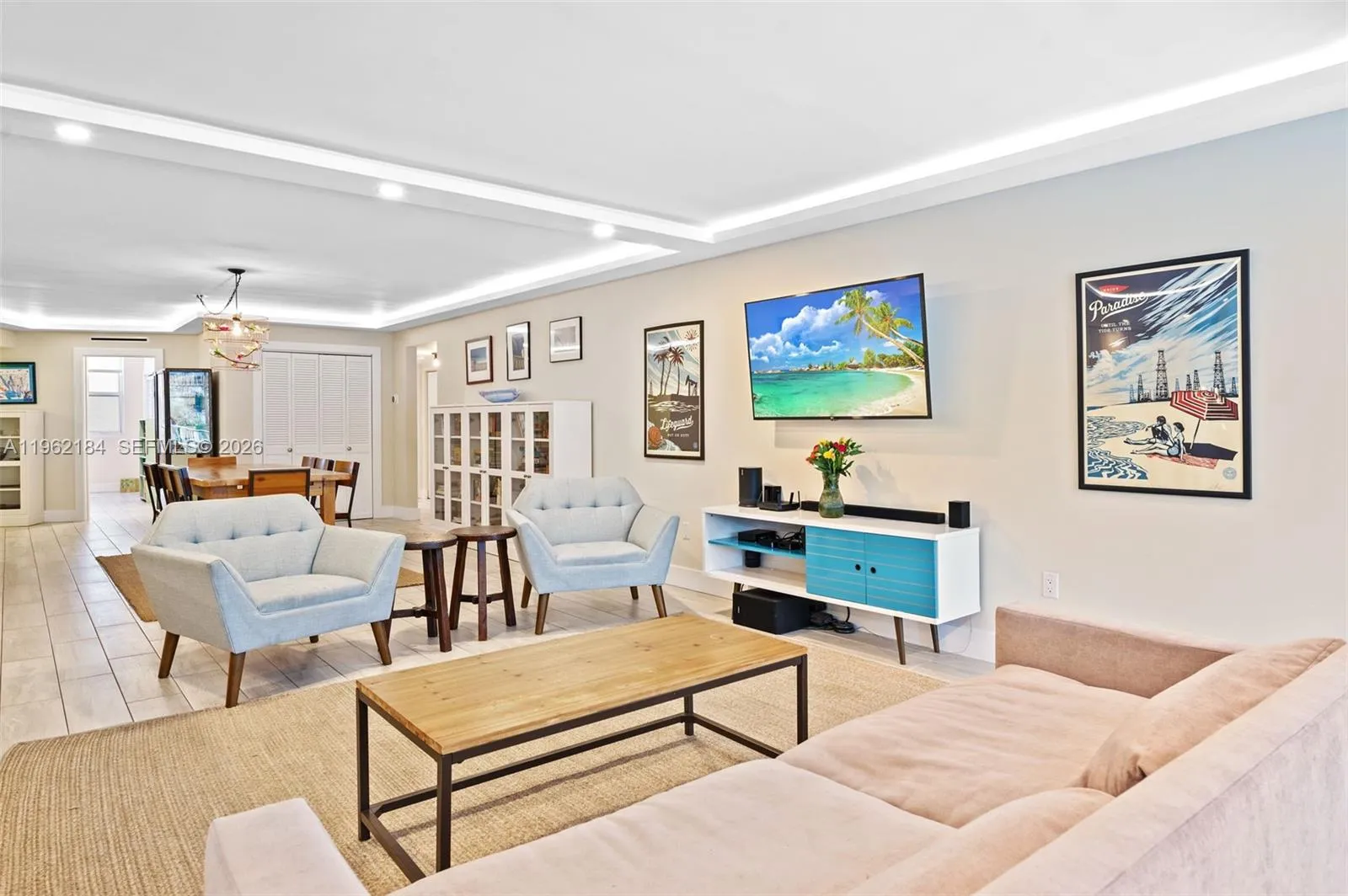 Open Floor Plan Living/Dining/Kitchen