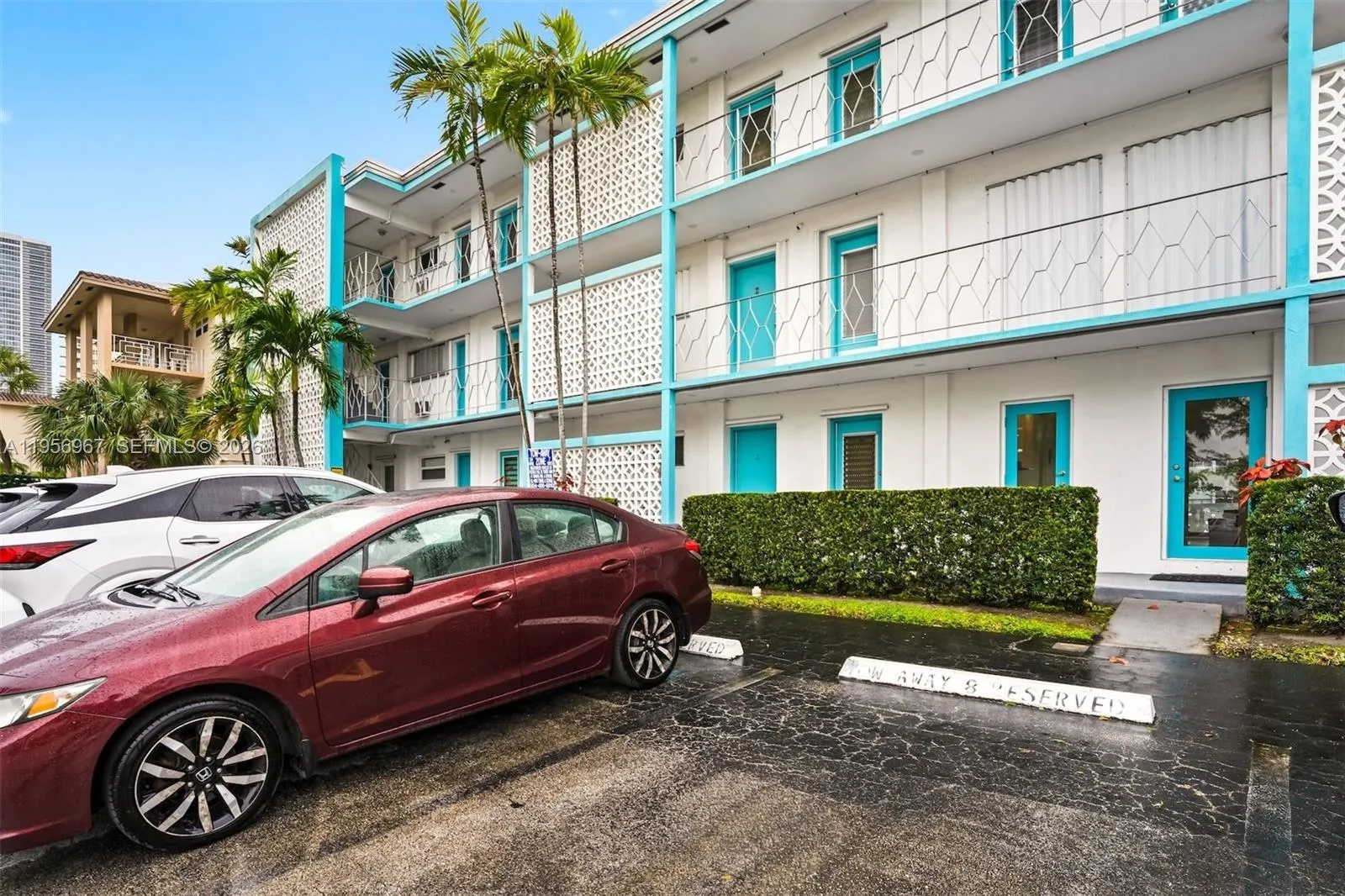 Your assigned parking In front of your unit!