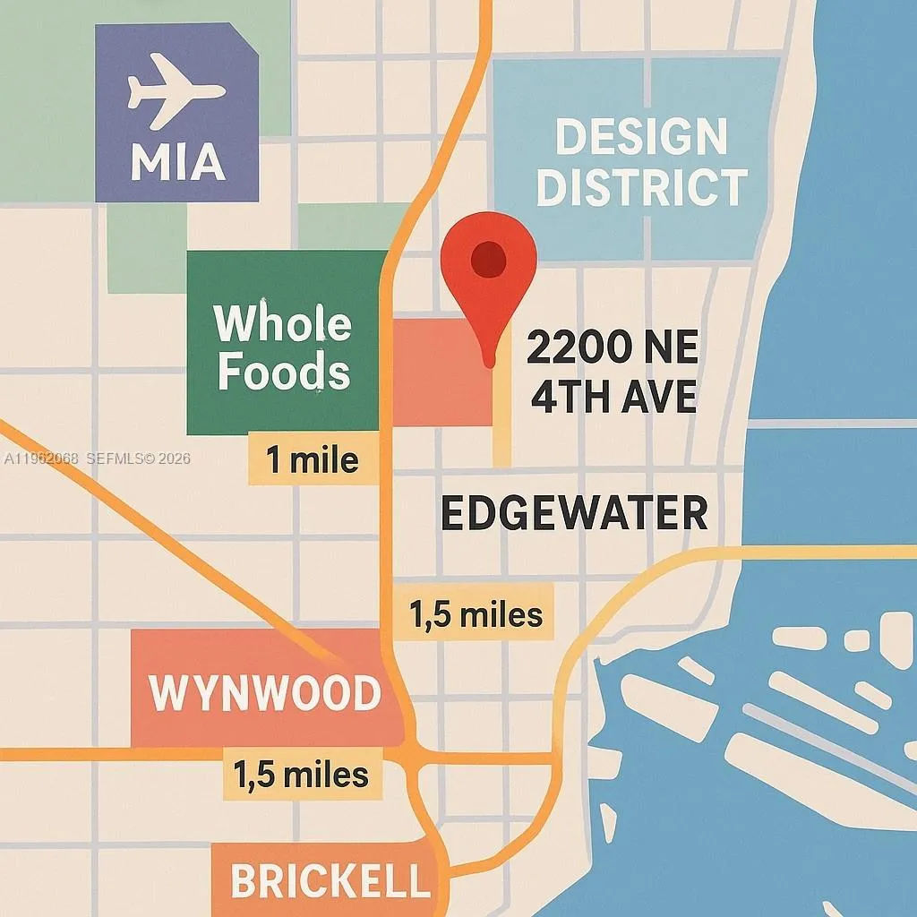 2200 Ne 4th Ave 602, Miami, Florida 33137, Miami, Florida 33137, 2 Bedrooms Bedrooms, ,2 BathroomsBathrooms,Residential,For Sale,2200 Ne 4th Ave 602, Miami, Florida 33137,A11962068