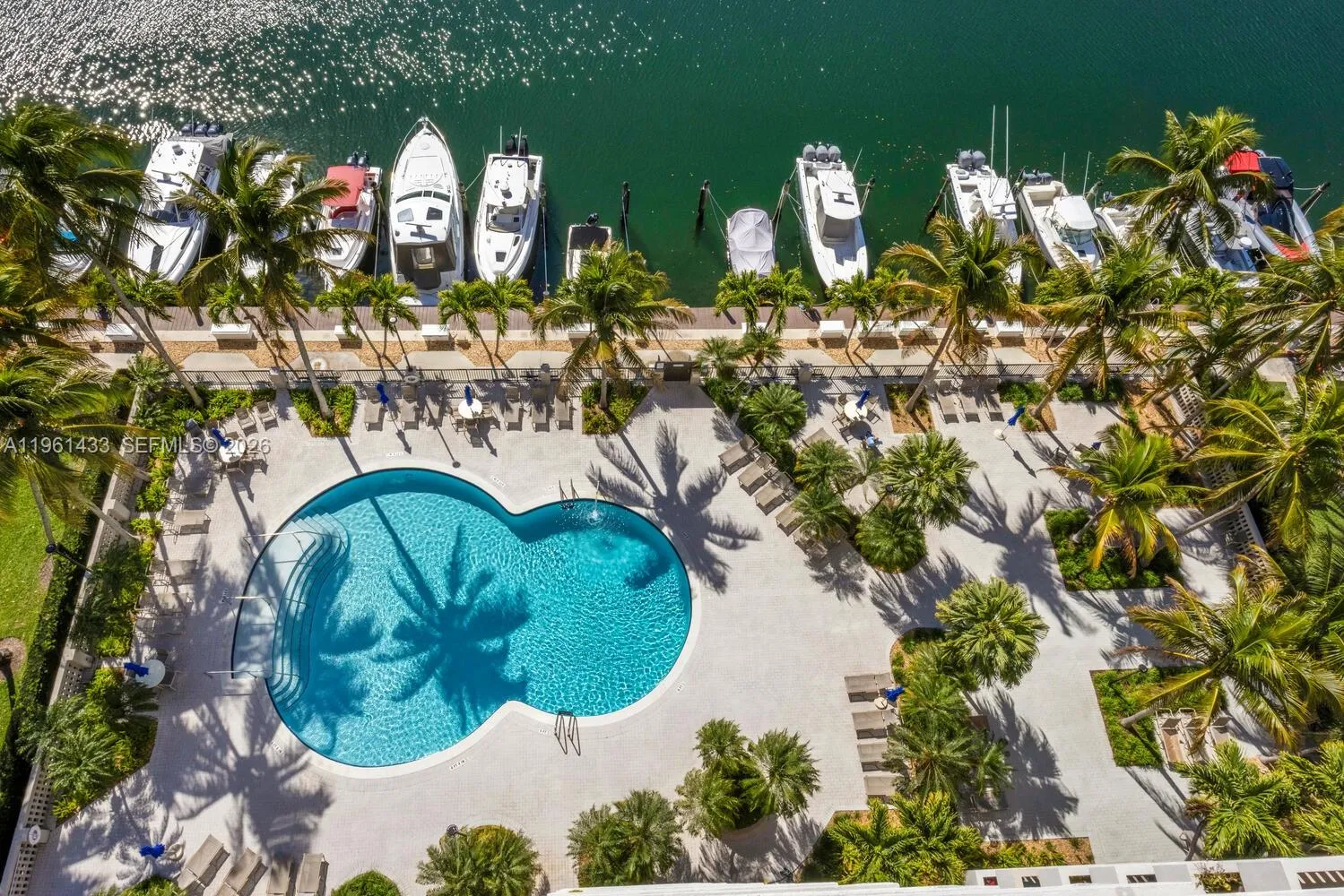 Pool & Dock from Balcony