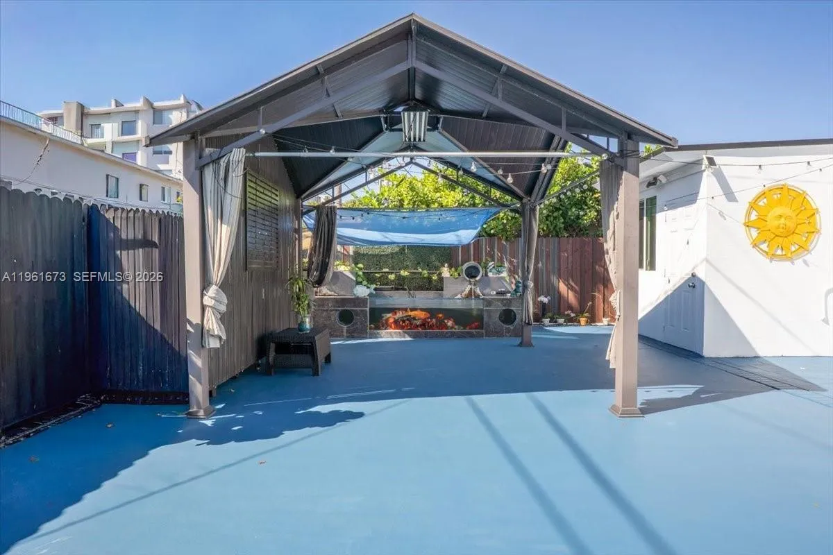 Pegola backyard