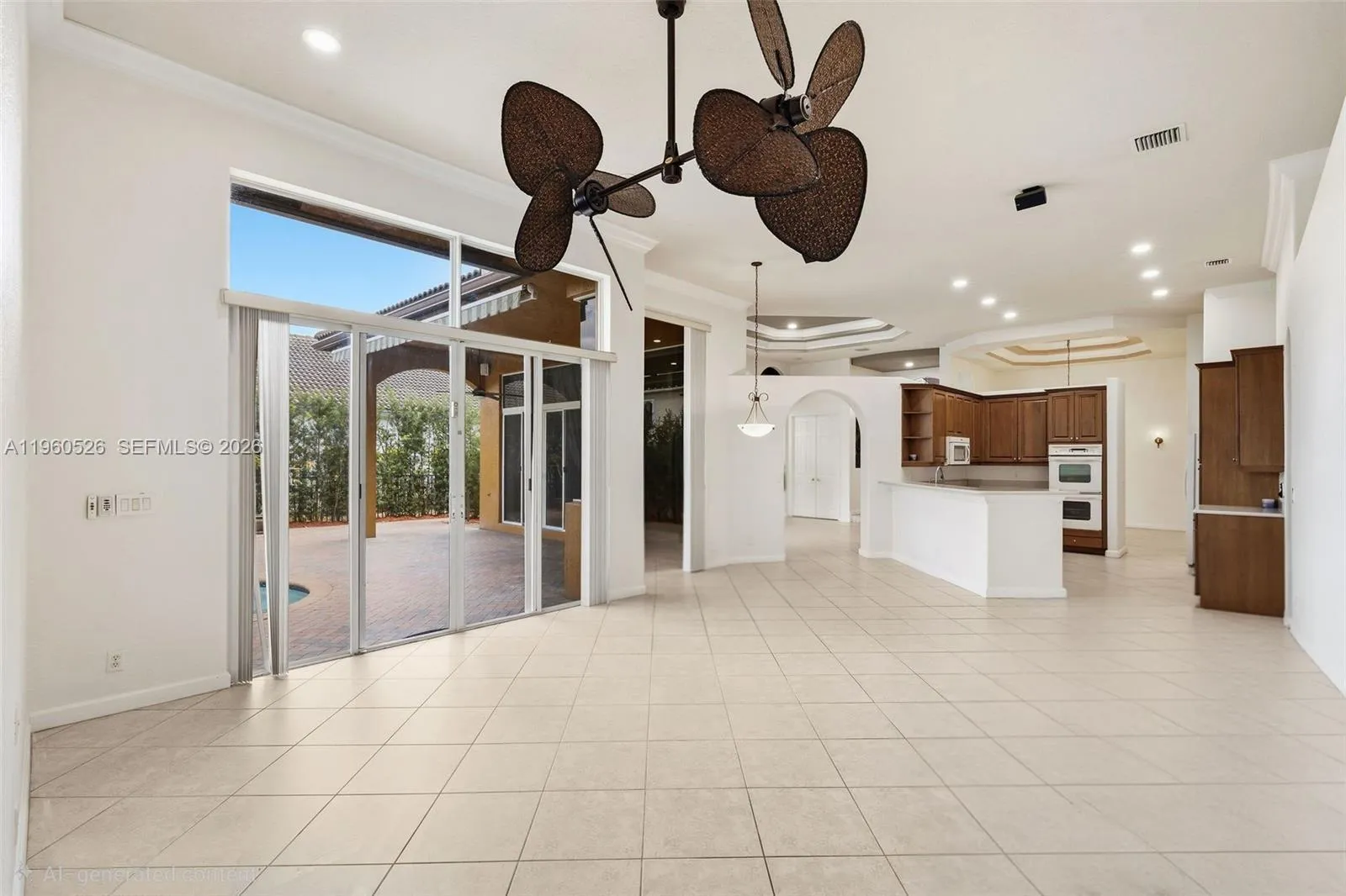 Great open Family room with high ceilings