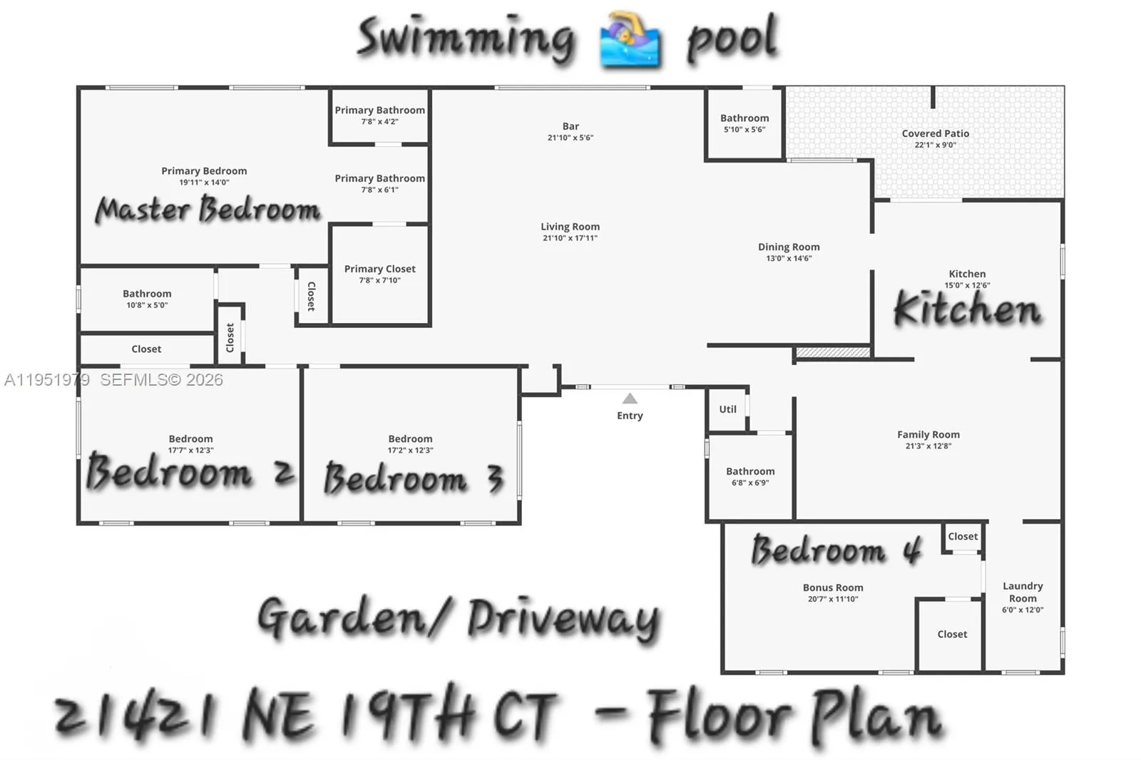 21424 Ne 19th Ct, Miami, Florida 33179, Miami, Florida 33179, 4 Bedrooms Bedrooms, ,3 BathroomsBathrooms,Residential,For Sale,21424 Ne 19th Ct, Miami, Florida 33179,A11951979