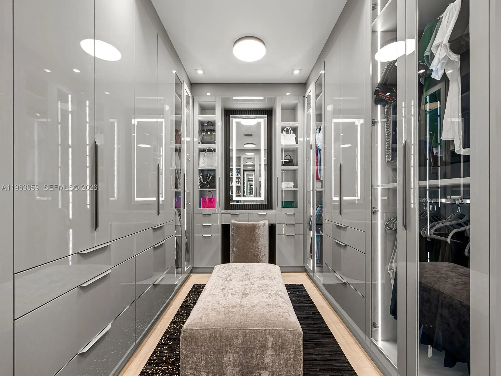 Primary walk-in closet