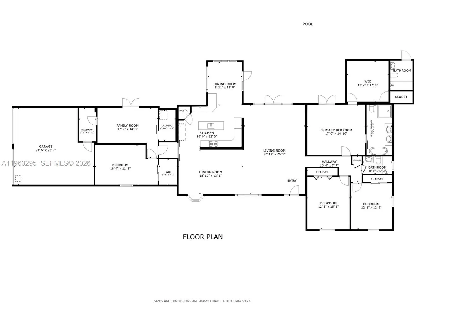 8295 Sw 116th St, Miami, Florida 33156, Miami, Florida 33156, 4 Bedrooms Bedrooms, ,3 BathroomsBathrooms,Residential,For Sale,8295 Sw 116th St, Miami, Florida 33156,A11963295