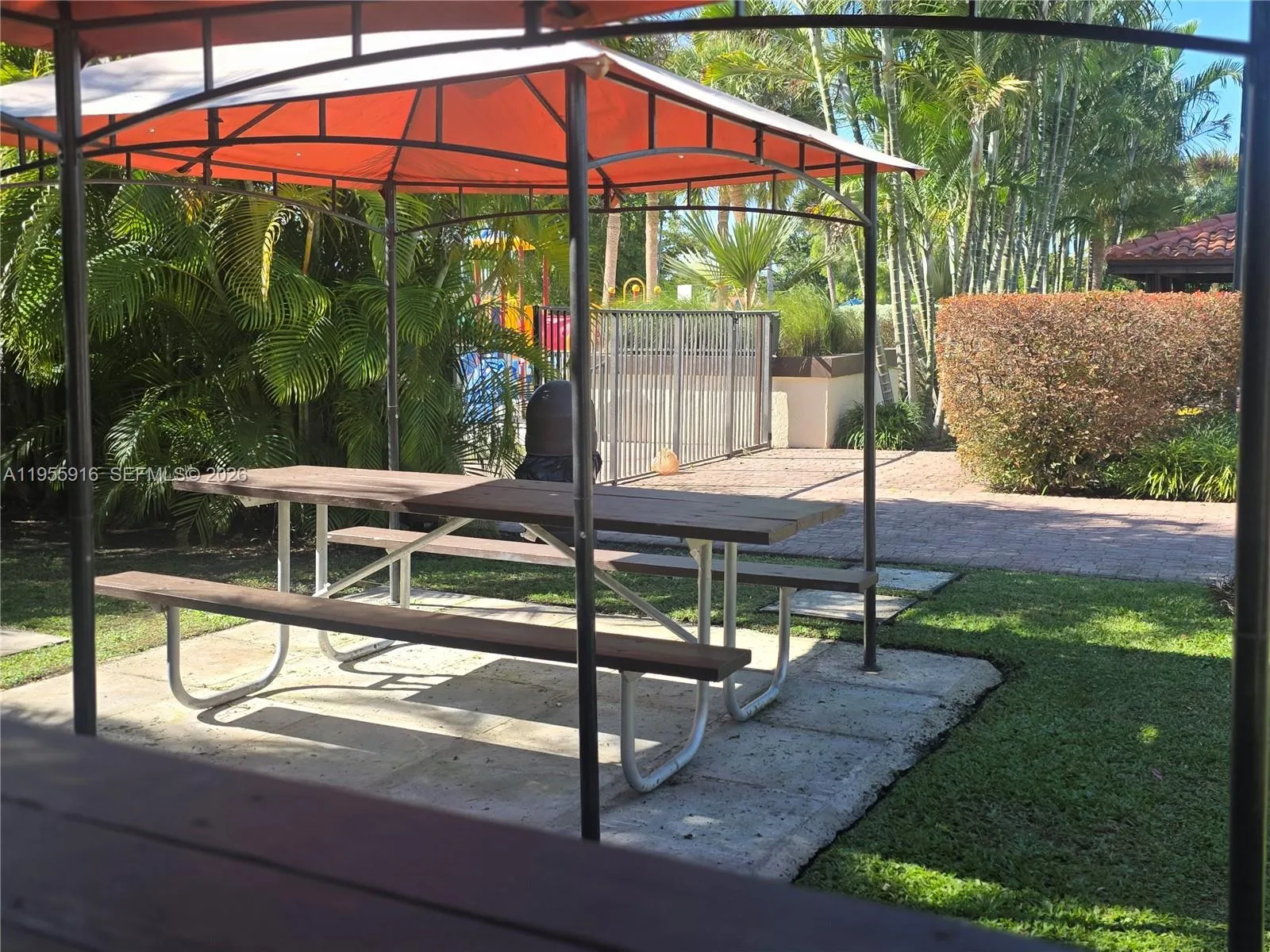 Shaded picnic areas.