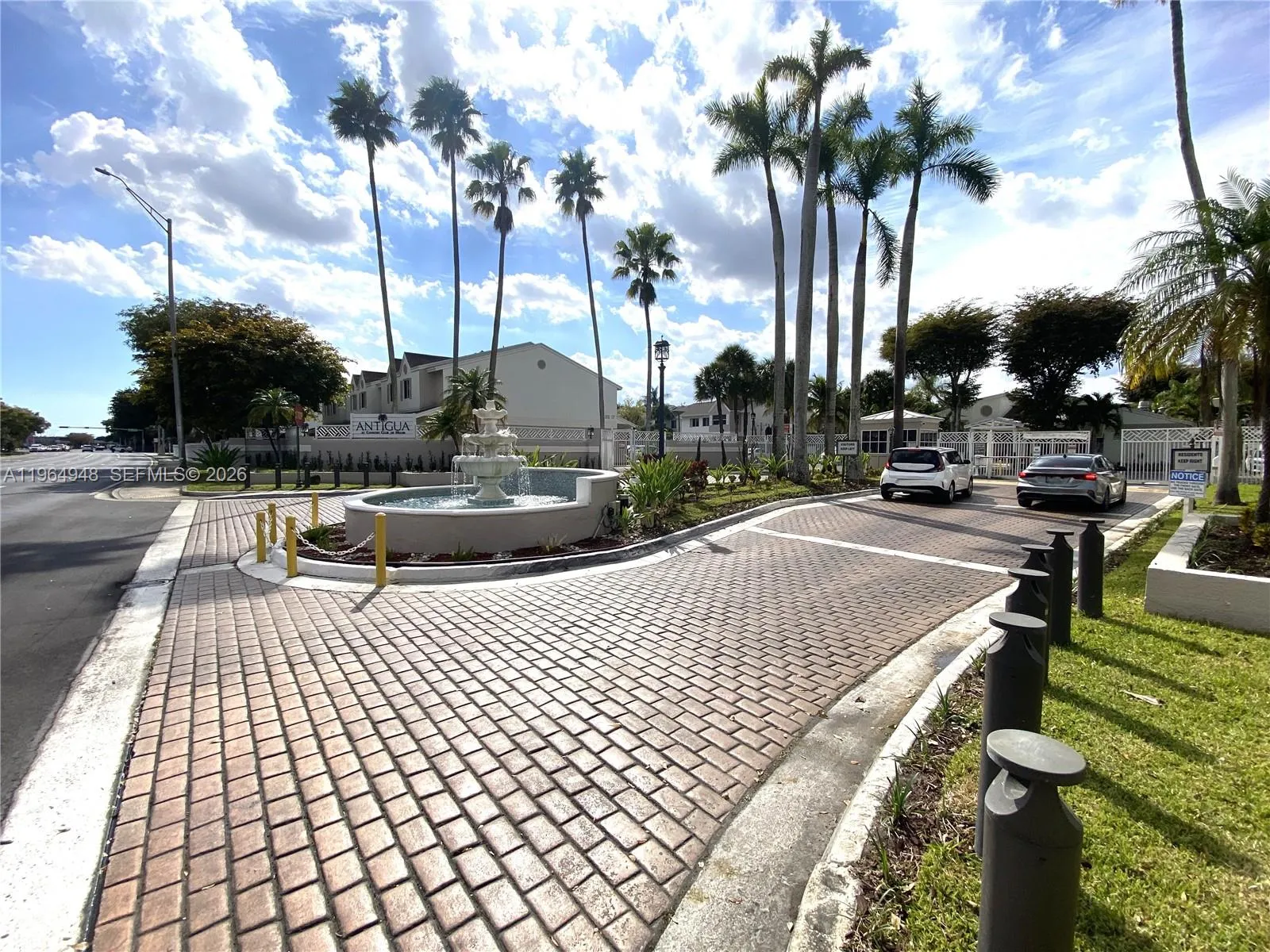 Entrance to the community