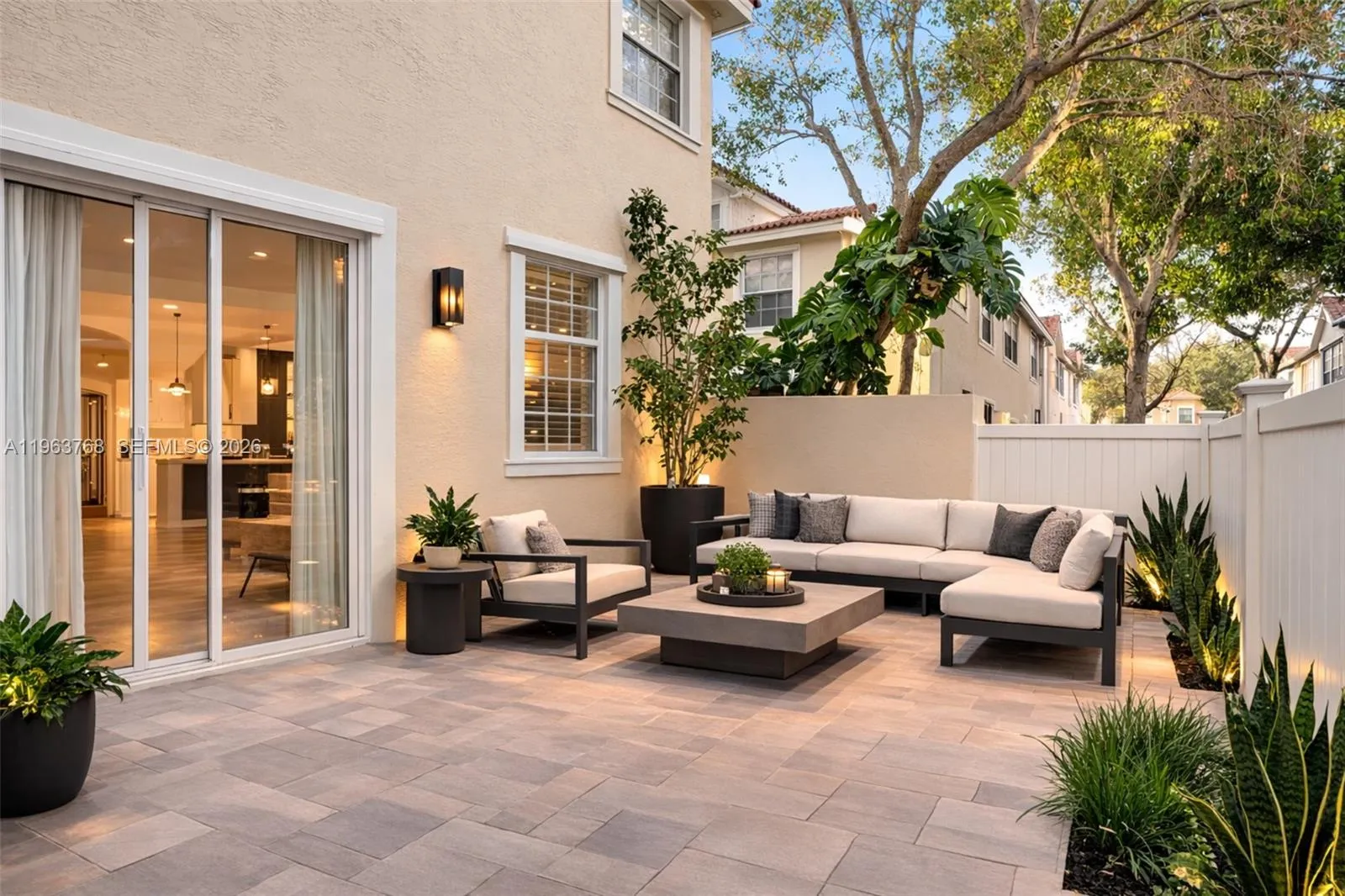 Virtually Staged Patio.