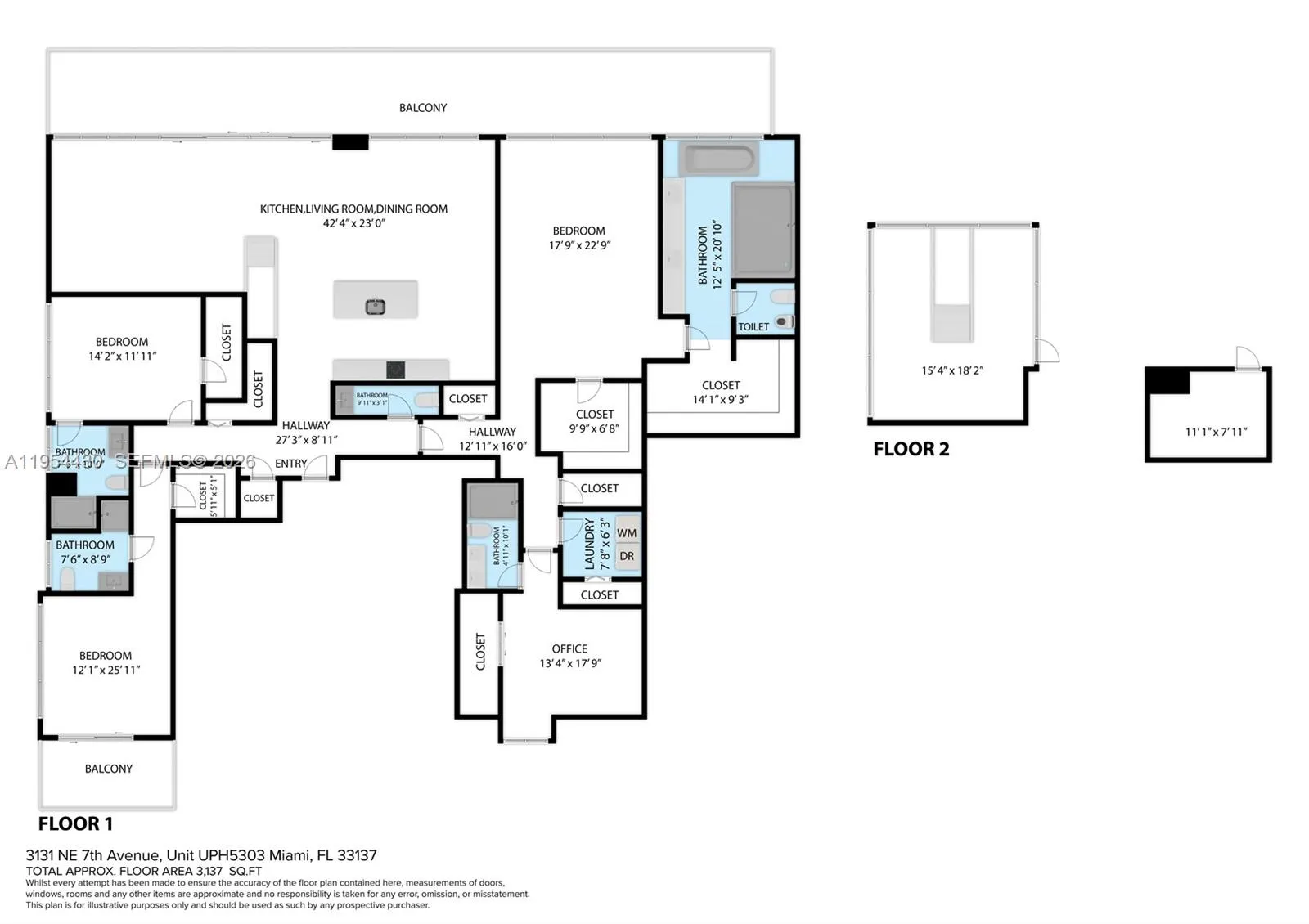 3131 Ne 7th Ave Uph5303, Miami, Florida 33137, Miami, Florida 33137, 4 Bedrooms Bedrooms, ,5 BathroomsBathrooms,Residential,For Sale,3131 Ne 7th Ave Uph5303, Miami, Florida 33137,A11954430