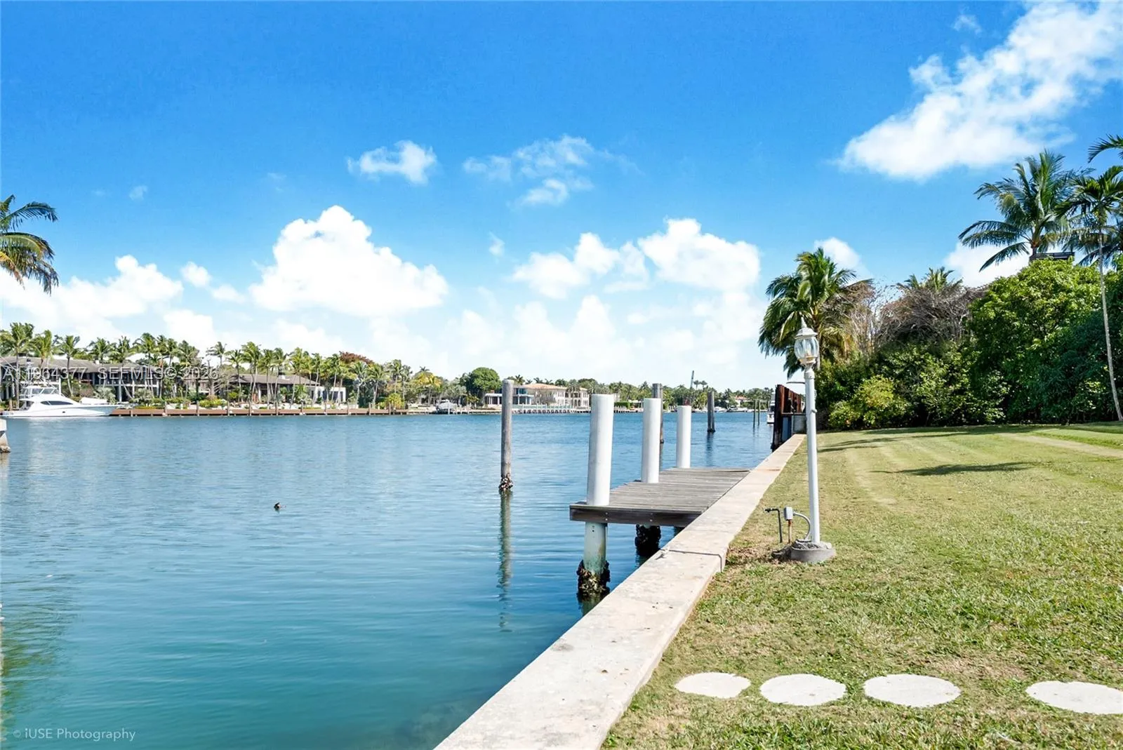 Wide water view of Gables Estates/Old Cutler Bay lagoon\r\n188 feet on the water