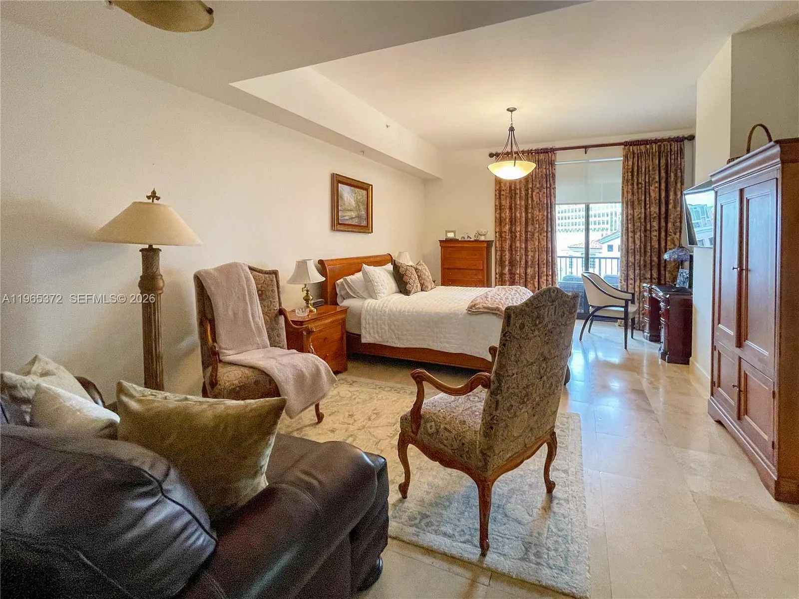 Primary Bedroom with sitting area