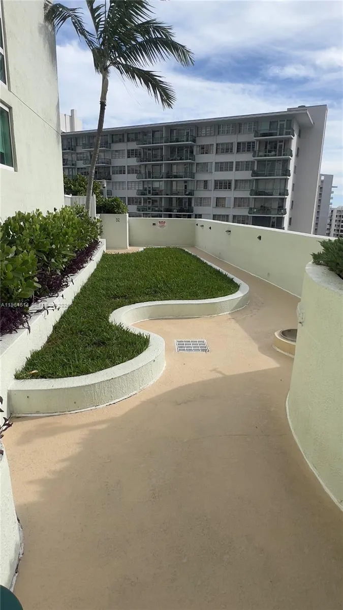 Dog walking area