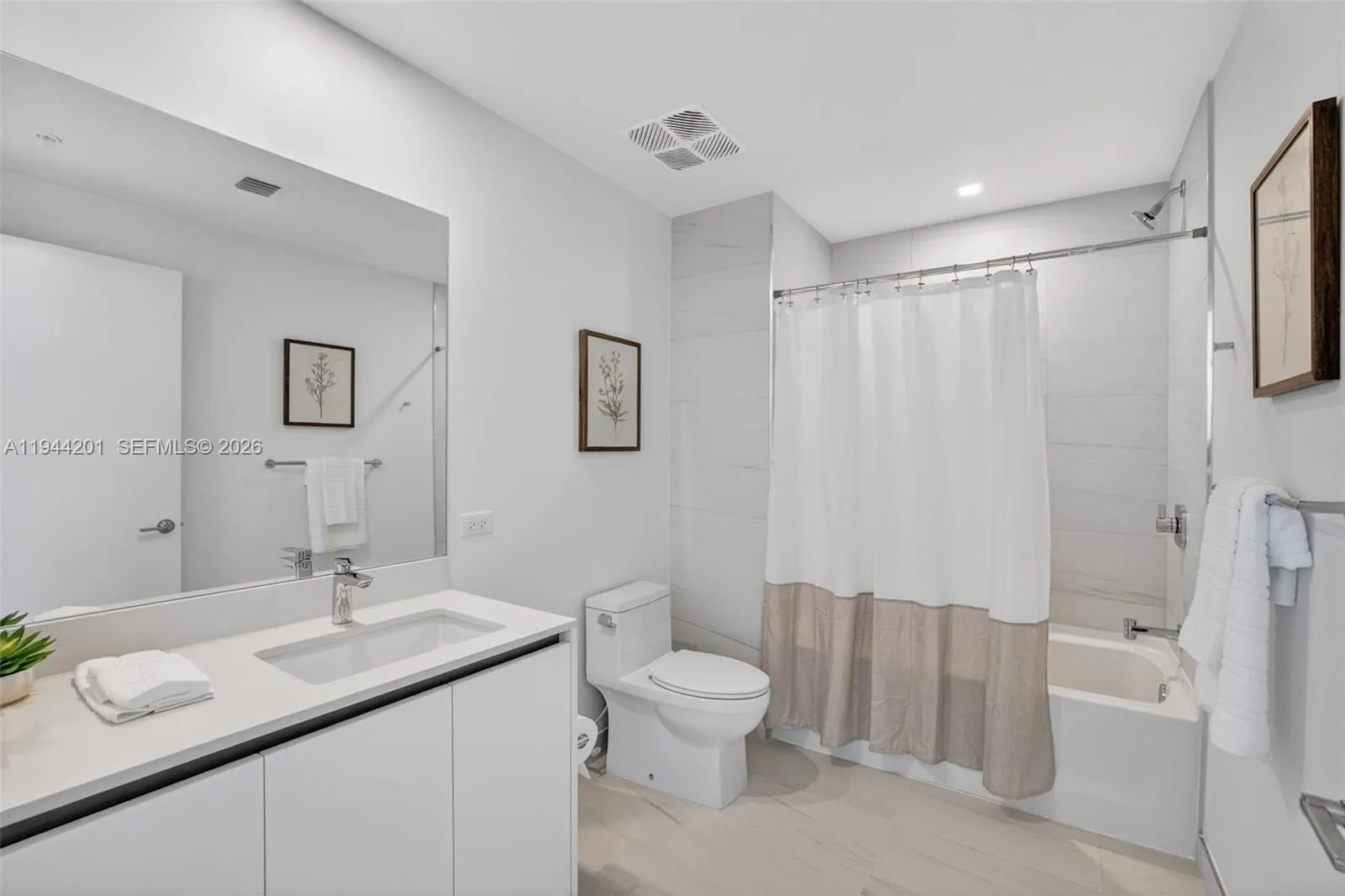 Guest Bathroom #3 with tub shower combo
