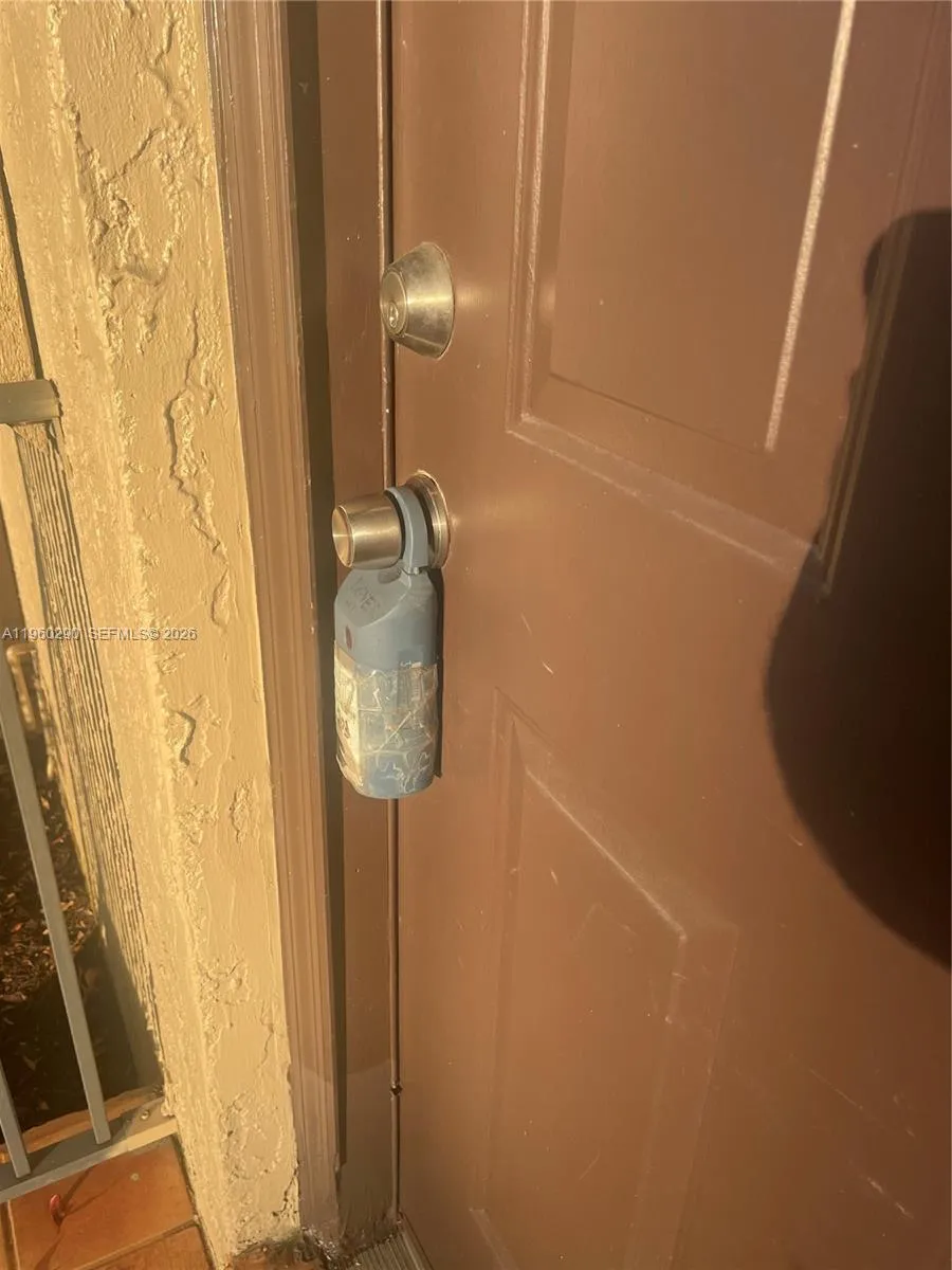 Supra Location on the Front Door.