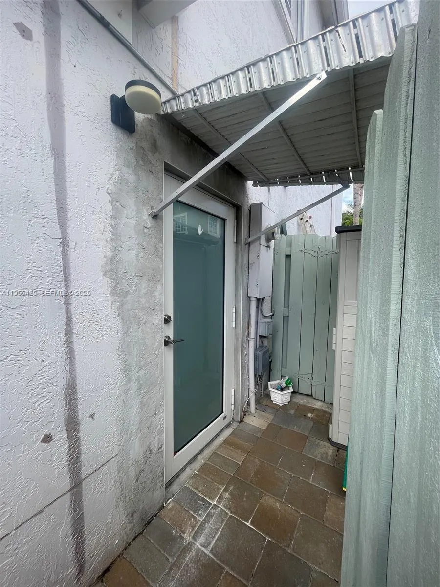 Covered entry.