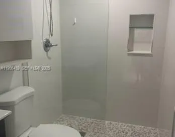 Modern shower stall.