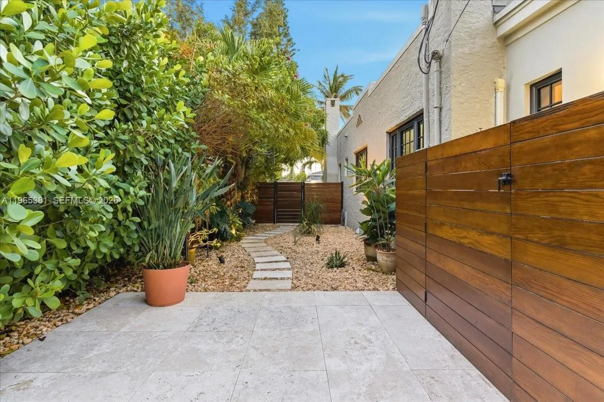 Extra Patio outside of Zen Garden