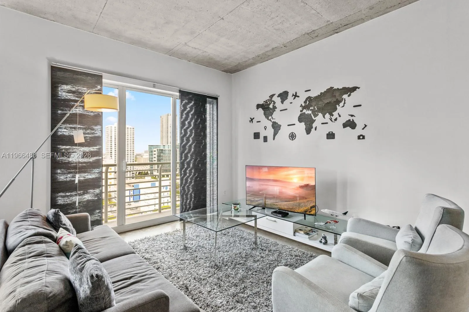 Lots of natural light.