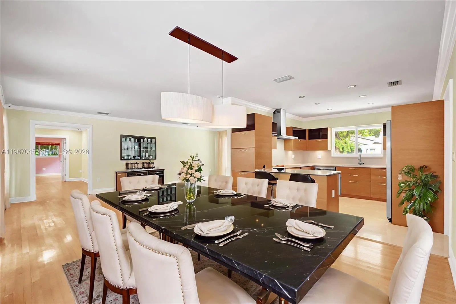 Spacious Dining Flows with Ease into Great Room