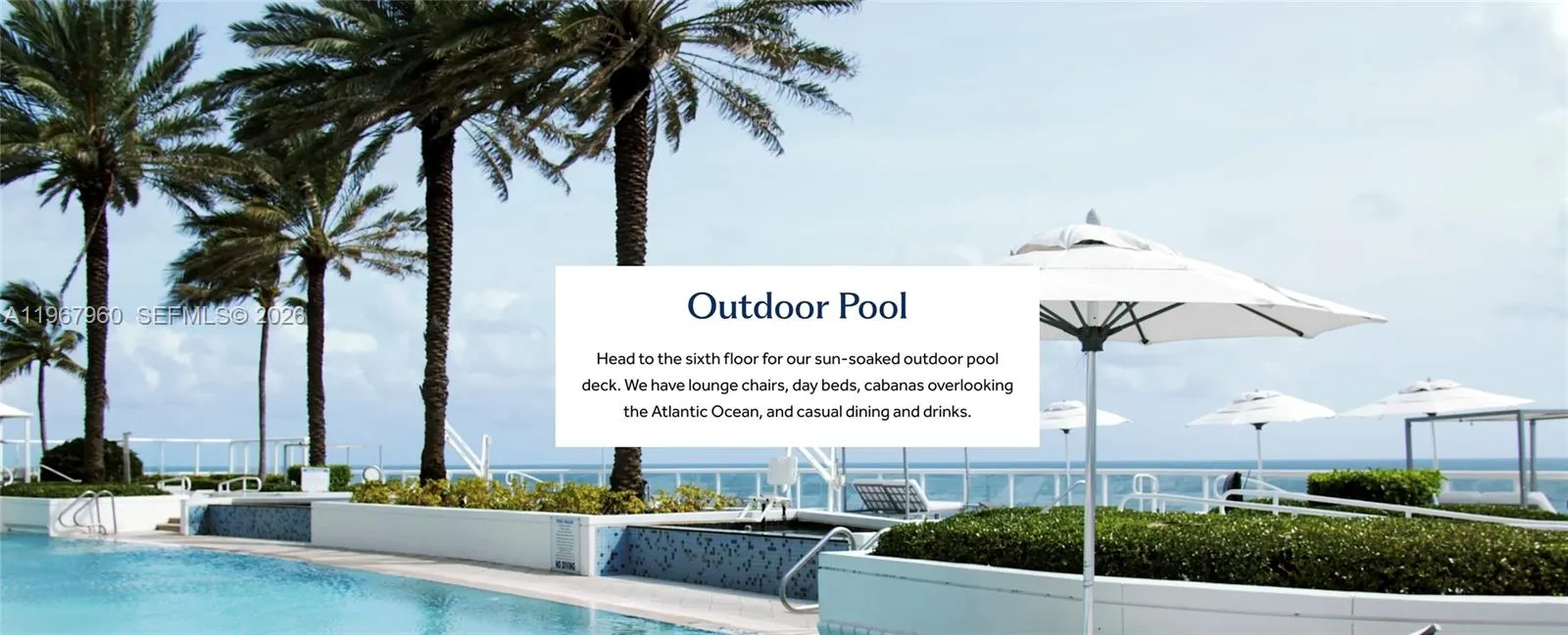 505 N Fort Lauderdale Beach Blvd 1512, Fort Lauder, Fort Lauderdale, Florida 33304, 1 Bedroom Bedrooms, ,1 BathroomBathrooms,Residential,For Sale,505 N Fort Lauderdale Beach Blvd 1512, Fort Lauder,A11967960