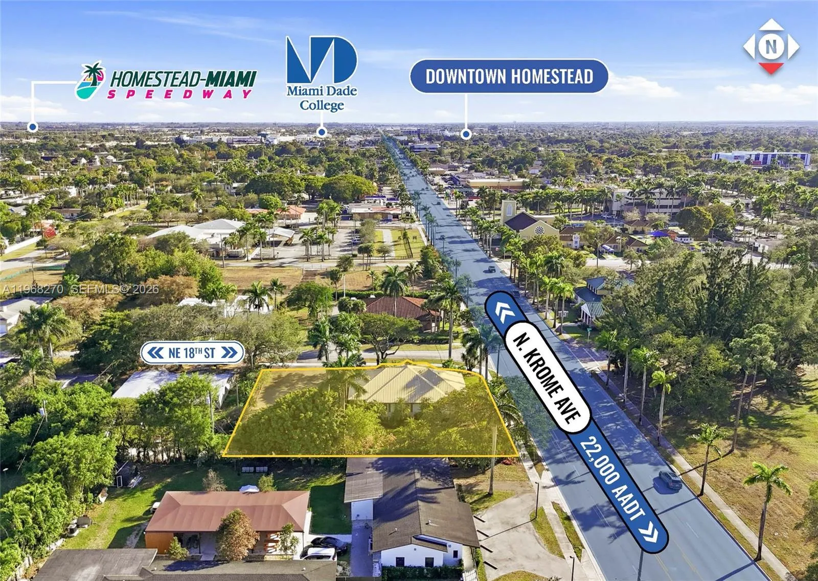 1801 N Krome Ave, Homestead, Florida 33030, Homestead, Florida 33030, ,Commercial Sale,For Sale,1801 N Krome Ave, Homestead, Florida 33030,A11968270