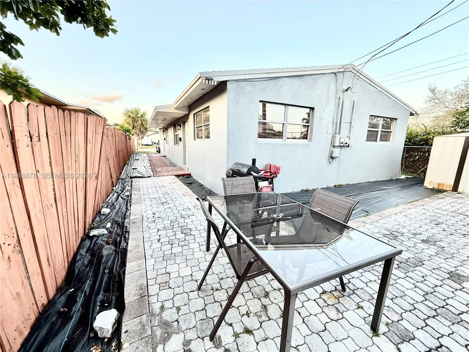 Lots of room to entertain and back fence