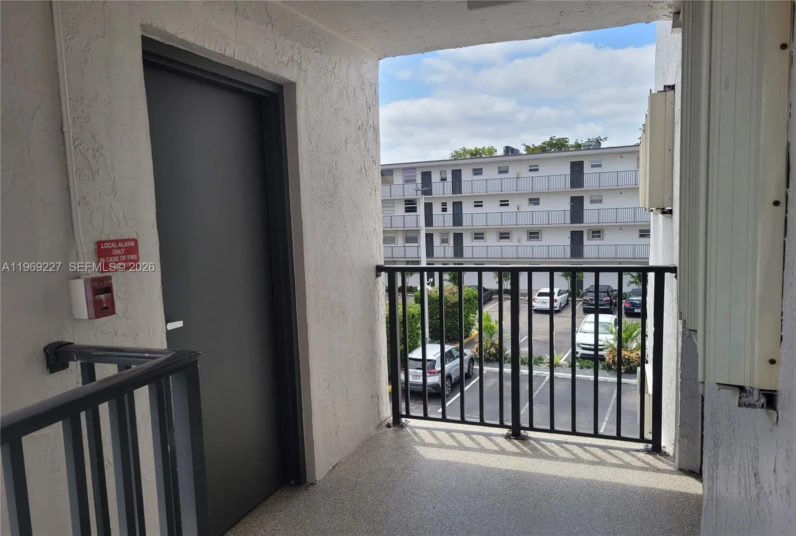 Stair Exit in Front of Unit