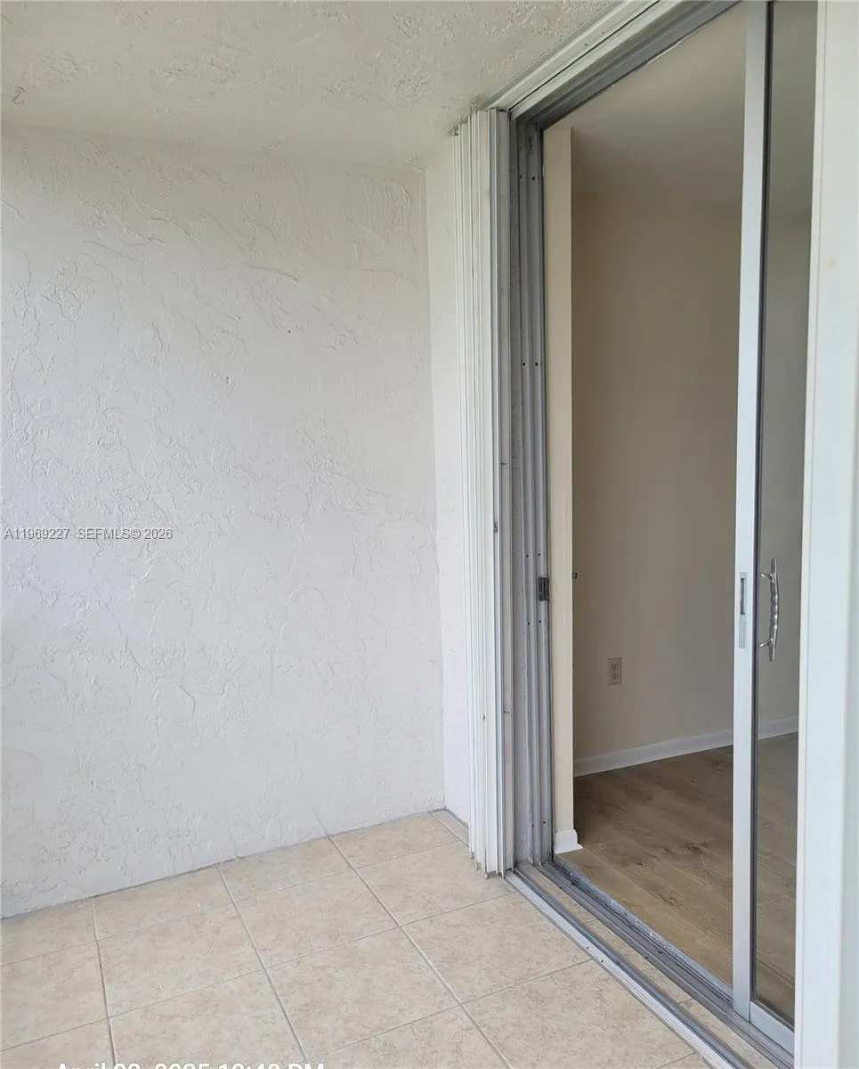 Slide Doors Exit to Balcony