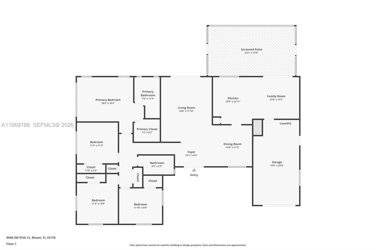 9940 Sw 97th Ct, Miami, Florida 33176, Miami, Florida 33176, 4 Bedrooms Bedrooms, ,2 BathroomsBathrooms,Residential,For Sale,9940 Sw 97th Ct, Miami, Florida 33176,A11969188