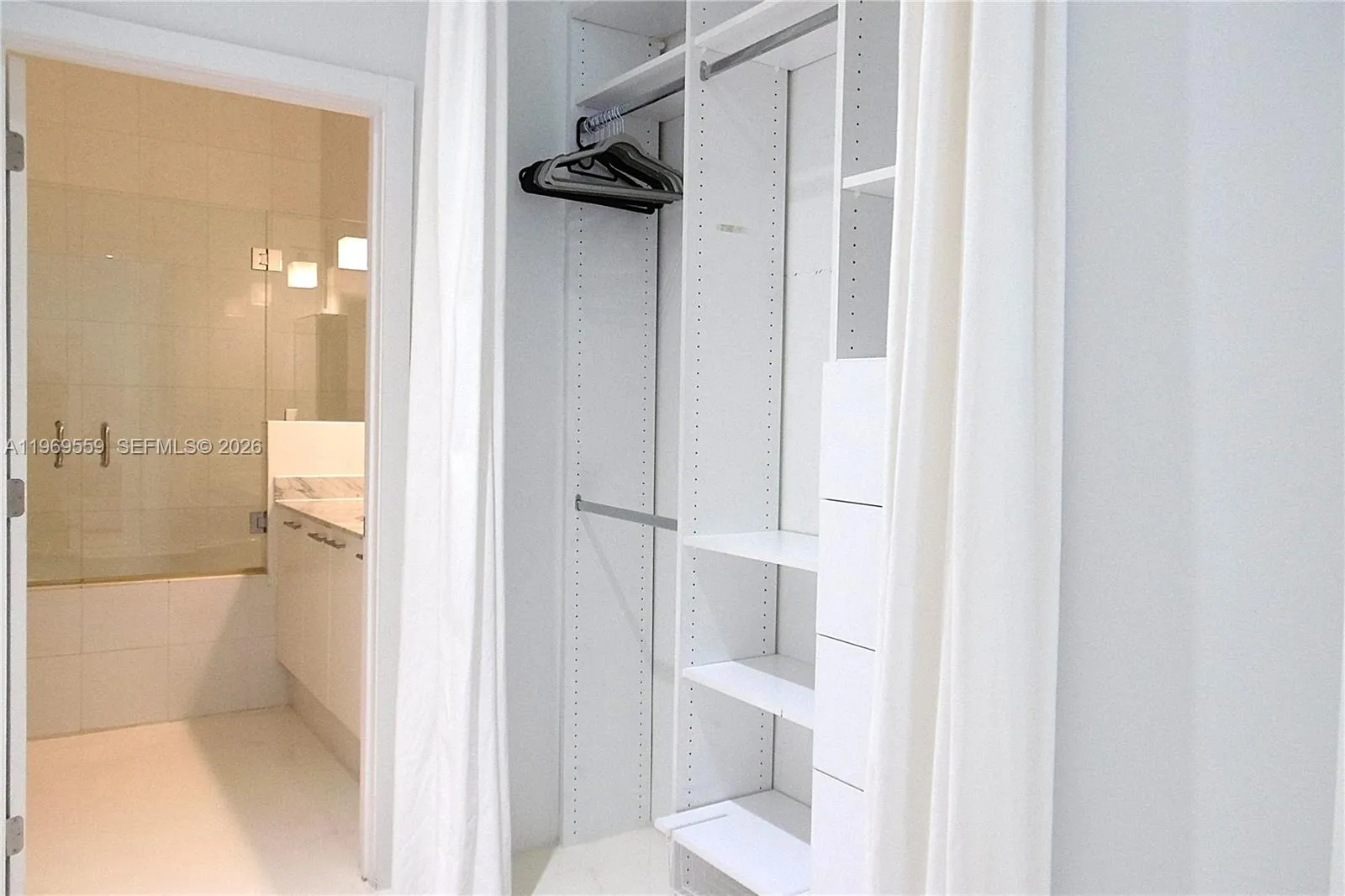 Floor-Ceiling Whole Wall Custom Built-In Wardrobe Closet