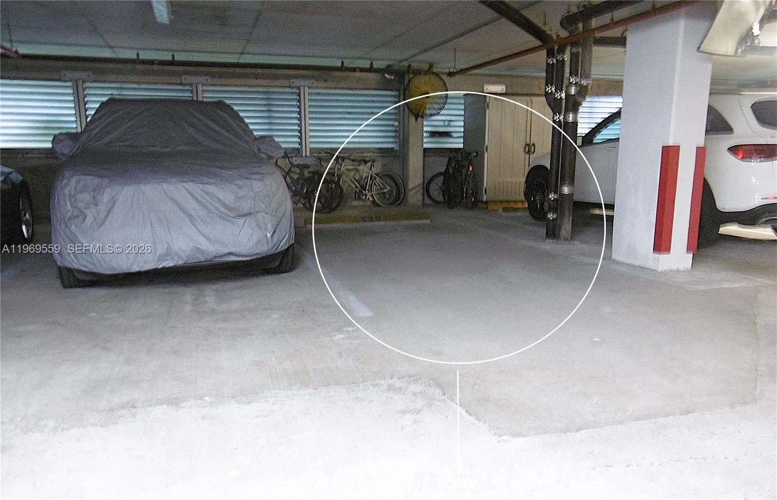 1 Covered Gated Assigned Space 2nd Floor