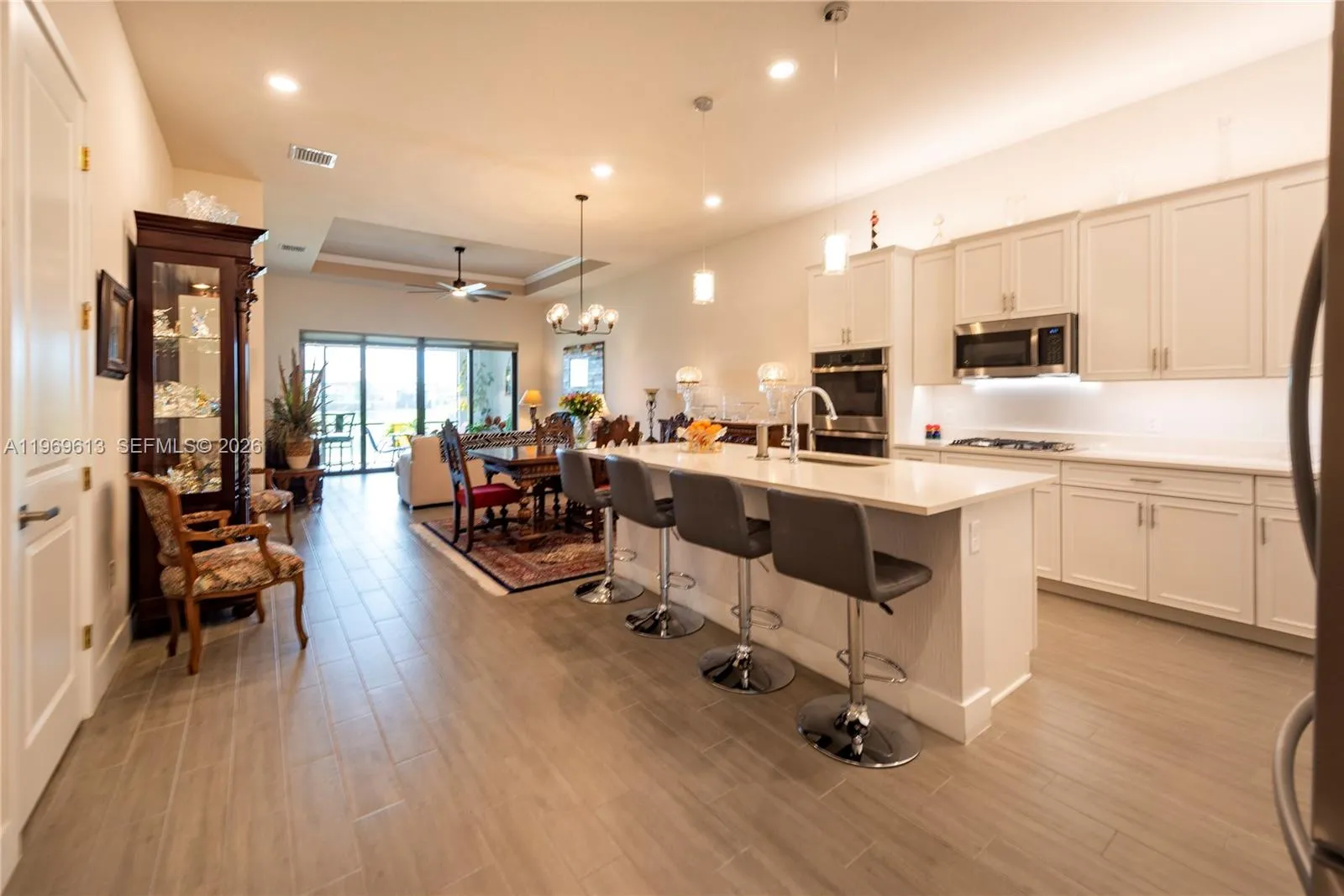 Upgraded White Cabinets