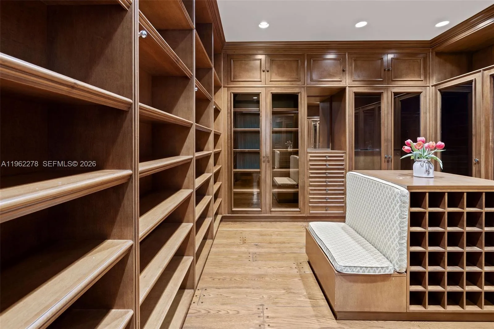 Primary walk-in closet