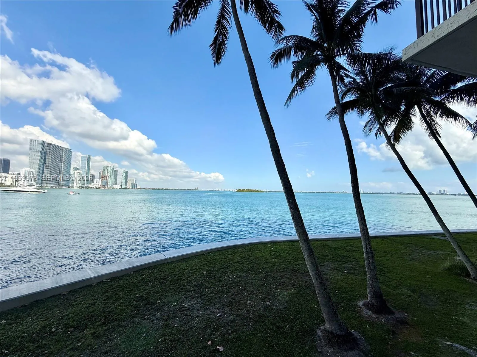 Ample community courtyard